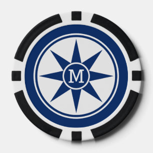 Lot De Jeton De Poker Puces de poker monogramme et couleur personnalisée