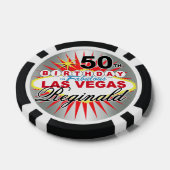 Lot De Jeton De Poker Reginald argent 50e anniversaire Vegas poker puce (Simple)