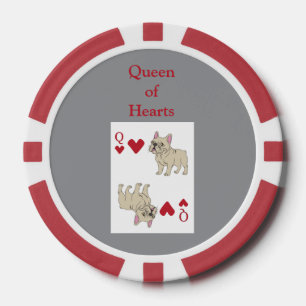 Lot De Jeton De Poker Reine de Coeur