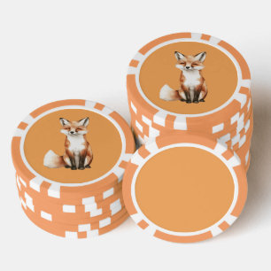 Lot De Jeton De Poker Renard Souriant