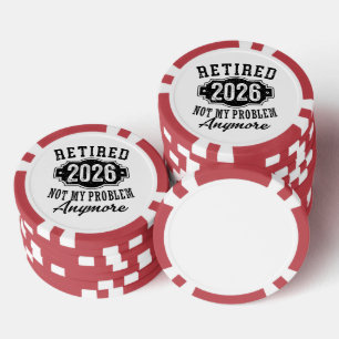 Lot De Jeton De Poker Retraite 2026 Plus Mon Problème Drôle