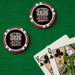 Lot De Jeton De Poker Retraité 2026 Plus Mon Problème Fleurs