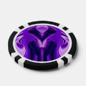 Lot De Jeton De Poker Rêves arc-en-ciel violet 3D, Alien (Simple)