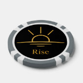 Lot De Jeton De Poker Rise — Minimalist Sunrise (Simple)