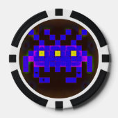 Lot De Jeton De Poker Roi de l'invasion spatiale (Version B) (Recto)
