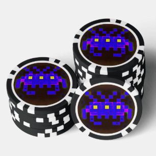 Lot De Jeton De Poker Roi de l'invasion spatiale (Version B)