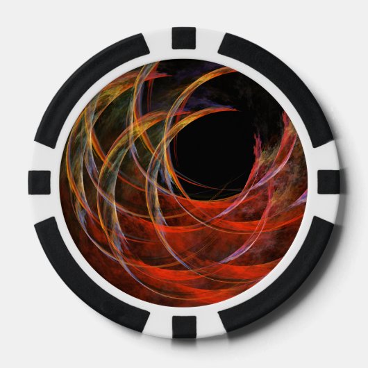 Lot De Jeton De Poker Rompre le cercle de l'art Abstrait (Recto)