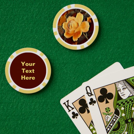 Lot De Jeton De Poker Rose de flamme (Table de poker (double))