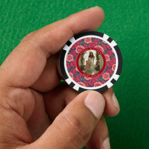Lot De Jeton De Poker Rose Fleur Unique 40e Anniversaire