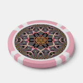 Lot De Jeton De Poker Rosette Dorée (Simple)