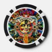 Lot De Jeton De Poker Roue de Fortune (Verso)