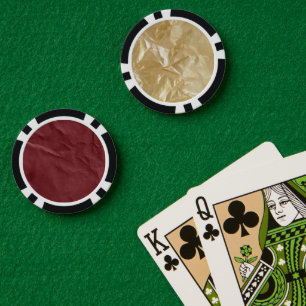 Lot De Jeton De Poker Rouge Glam Or