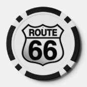 Lot De Jeton De Poker Route 66 (Verso)