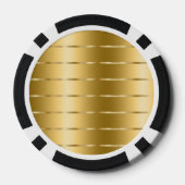 Lot De Jeton De Poker Ruban Glam Gold (Verso)