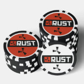 Lot De Jeton De Poker RUST Gamer (Empiler)