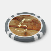 Lot De Jeton De Poker Rustic wood (Simple)