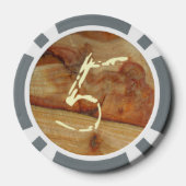 Lot De Jeton De Poker Rustic wood (Verso)