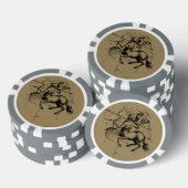 Lot De Jeton De Poker Sagittaire Constellation Hevelius circa 1690 (Empiler)