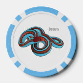 Lot De Jeton De Poker San Francisco garter snake (Verso)
