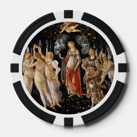 Lot De Jeton De Poker Sandro Botticelli - Le Printemps (Recto)