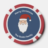 Lot De Jeton De Poker Santa Claus (Verso)