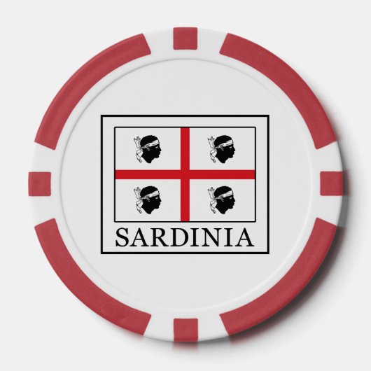 Lot De Jeton De Poker Sardaigne (Recto)