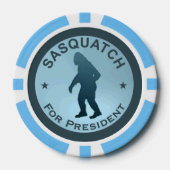 Lot De Jeton De Poker Sasquatch Président Can Cooler (Recto)