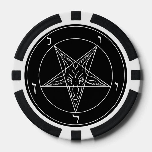 Lot De Jeton De Poker Satanic Poker Chips (Recto)