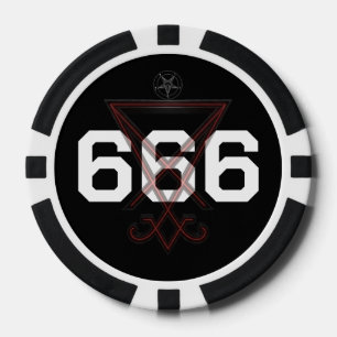 Lot De Jeton De Poker Satanique