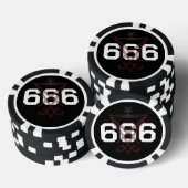Lot De Jeton De Poker Satanique (Empiler)