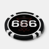 Lot De Jeton De Poker Satanique (Simple)