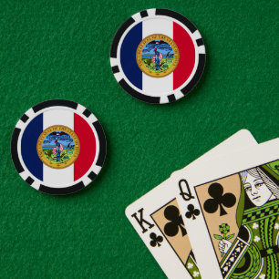 Lot De Jeton De Poker Sceau de l'Iowa, Iowa