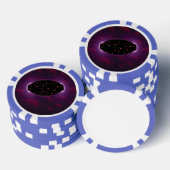 Lot De Jeton De Poker Scène d'Imaginaire Artisanat spatial Alien en mer (Empiler)