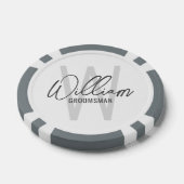 Lot De Jeton De Poker Script moderne Salons personnalisés (Simple)