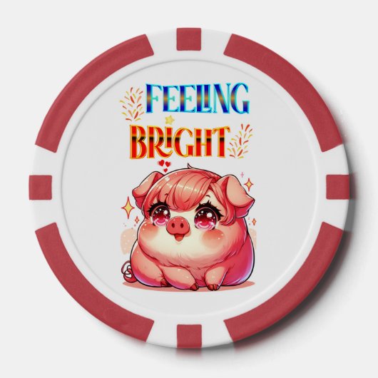 Lot De Jeton De Poker Sentiment d'éclat (Recto)
