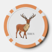 Lot De Jeton De Poker Simple dessin (Verso)