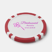 Lot De Jeton De Poker Simple minimum rose bridesmaid ajouter le nom de l (Simple)