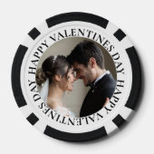 Lot De Jeton De Poker Simple Photo Saint-Valentin  (Verso)