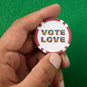 Lot De Jeton De Poker SlipperyJoe vote amour égalité fourrure de couleur