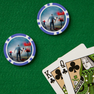 Lot De Jeton De Poker SlipperyJoe's risque d'infection apocalyptique Hal