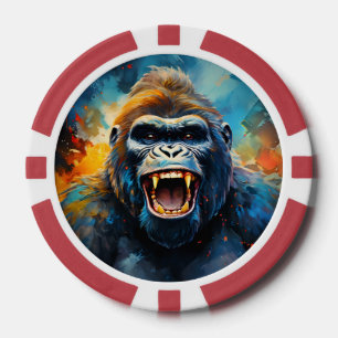 Lot De Jeton De Poker Smiling gorilla