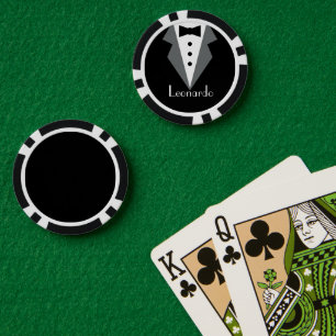 Lot De Jeton De Poker Smoking noir personnalisé