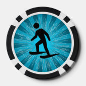 Lot De Jeton De Poker Snowshoeing  (Verso)