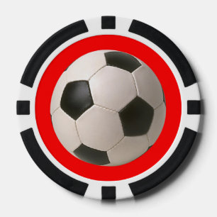 Lot De Jeton De Poker Soccerball