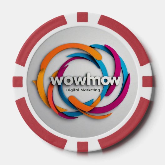 Lot De Jeton De Poker "Solutions numériques" (Recto)