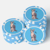 Lot De Jeton De Poker Sphynx cat (Empiler)
