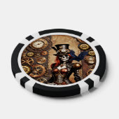 Lot De Jeton De Poker Squelette de Steampunk Cutest (Simple)