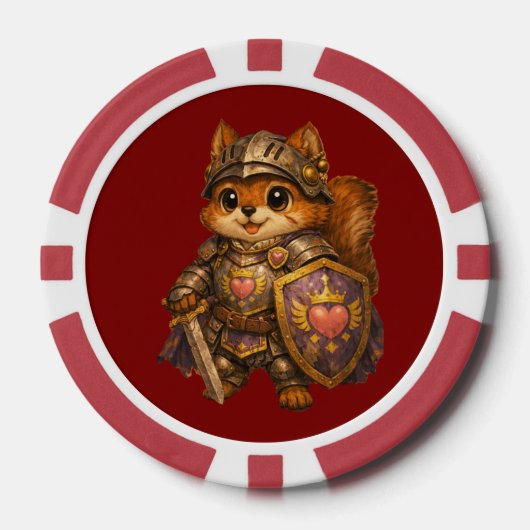 Lot De Jeton De Poker Squirrel Guard (Recto)
