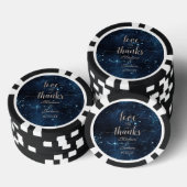 Lot De Jeton De Poker Star de nuit Sky Celestial Galaxy Mariage Merci (Empiler)