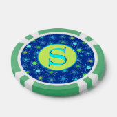 Lot De Jeton De Poker Starburst rétro du milieu du siècle (Simple)